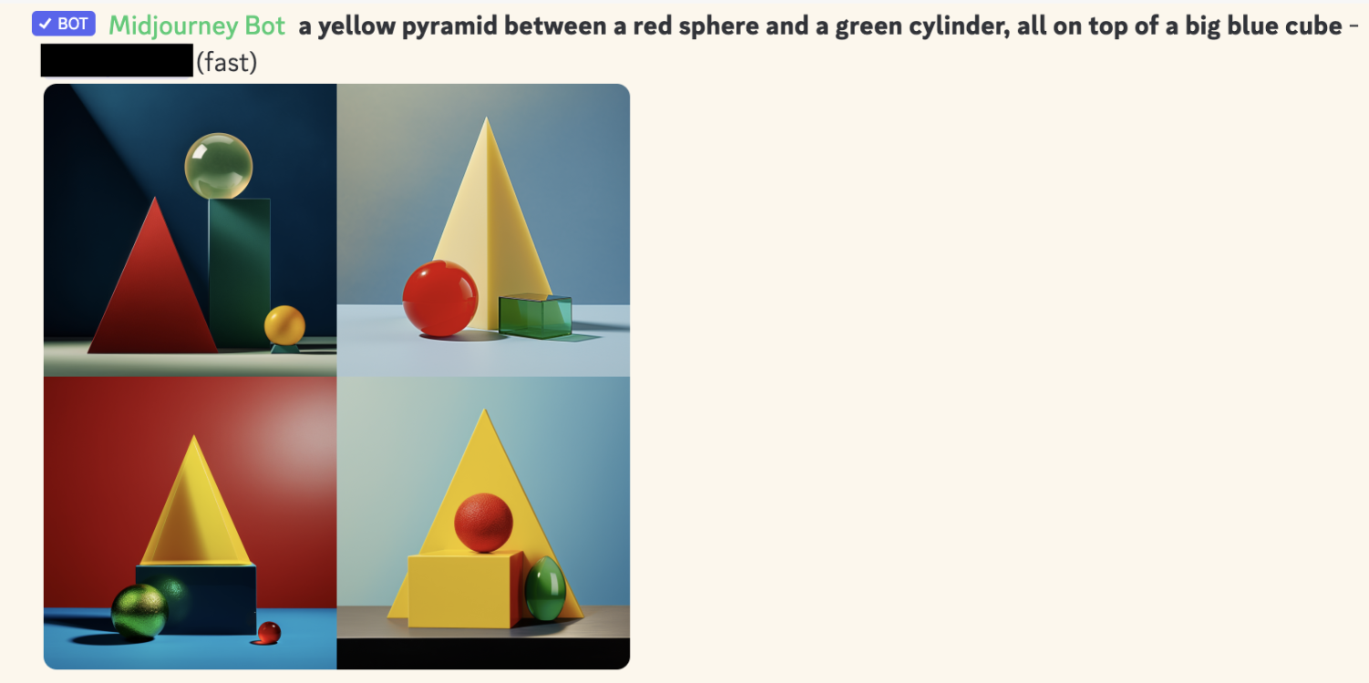 Midjourney 的嘗試。它失敗了。