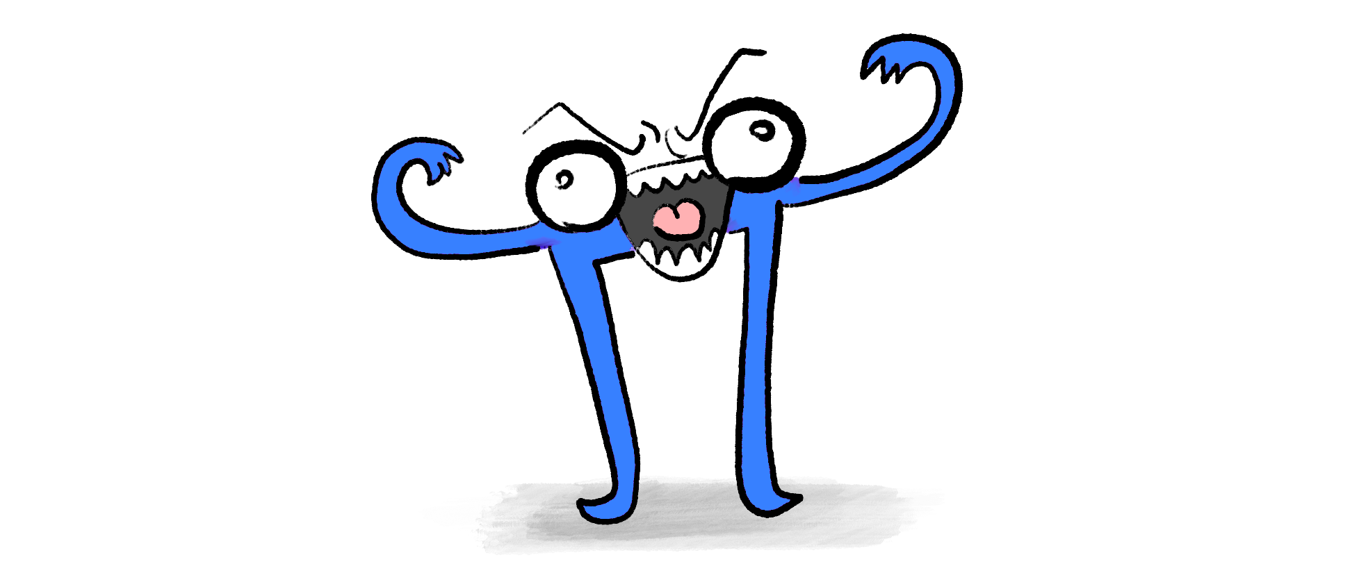 邪惡的 Pi 生物瘋狂地笑