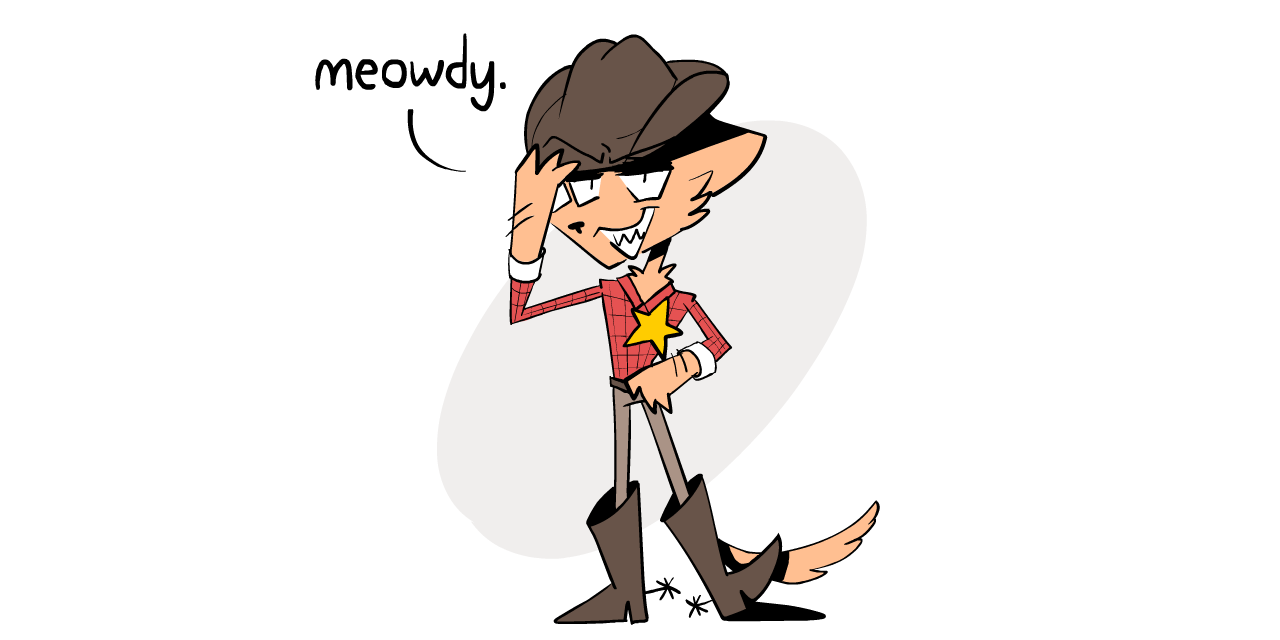 警長喵迪的圖畫